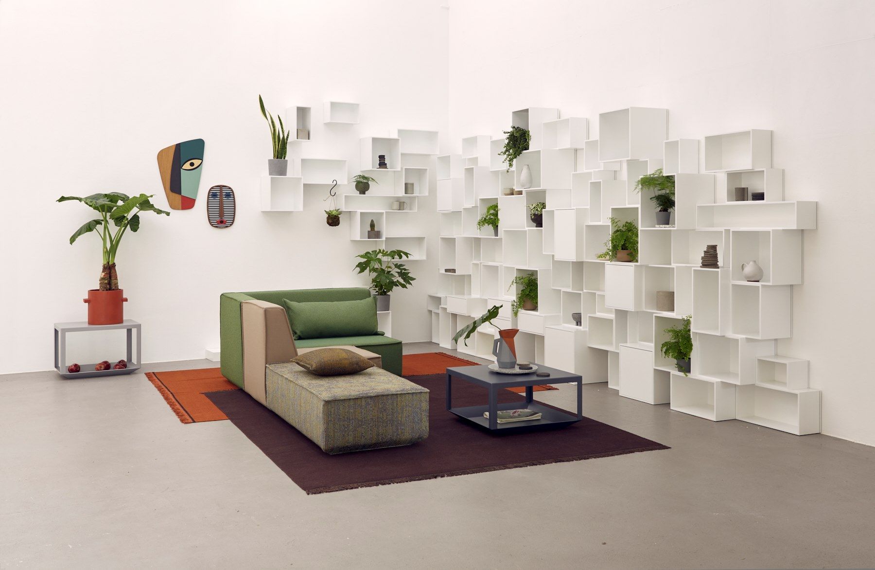 Модульный прямоугольный пуф из ткани Cubit by Mymito ARCH-00027759 - Вид №31