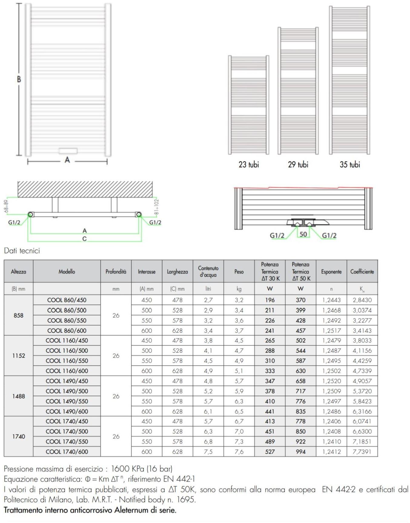 FONDITAL Радиатор для ванной комнаты Cool sun-id-1381786 - Вид №1