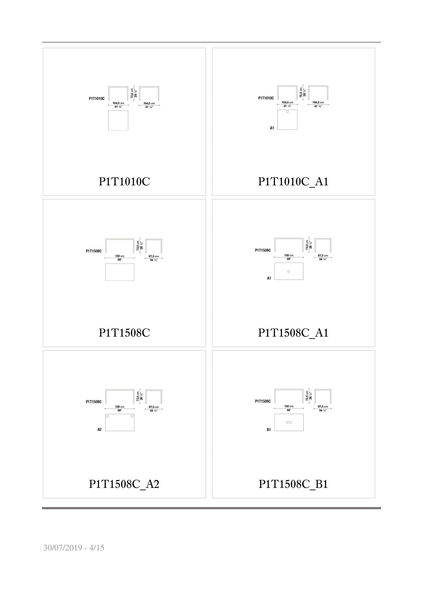 Прямоугольный рабочий стол B&B Italia Project проект 1 ARCH-00076606 - Вид №12