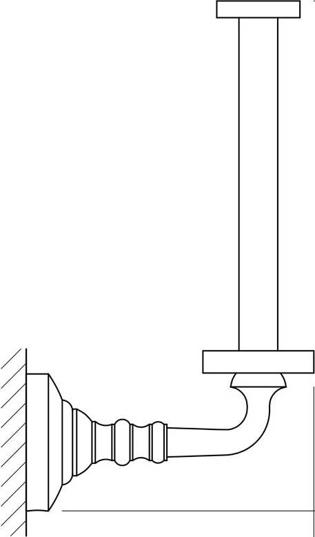 STI 022 Держатель запасного рулона туалетной бумаги 3SC STILMAR CHROME Treesseci 3SC - Вид №1