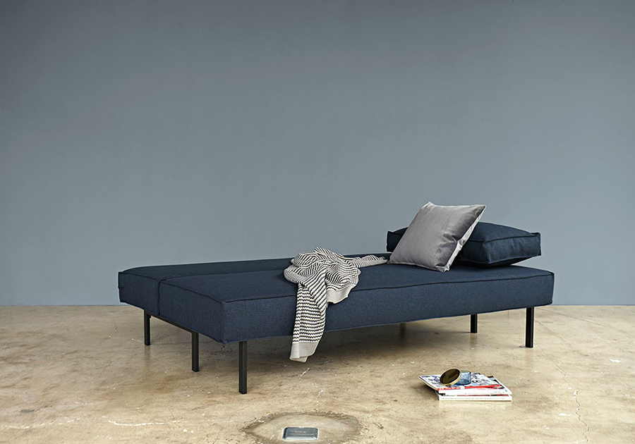 Диван SLY с подушками и черными ножками, синий Innovation Living SLY528 - Вид №2