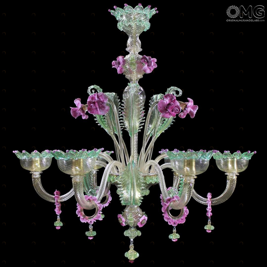 1312 ORIGINALMURANOGLASS Люстра Ка Пизани - Венецианская Колекция - муранское стекло OMG  см 
