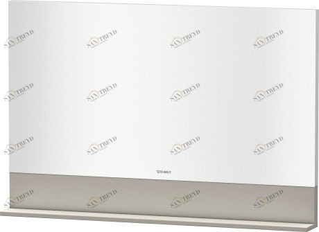 VE757001414 Vero Зеркало с полочкой внизу Терра, декор Duravit