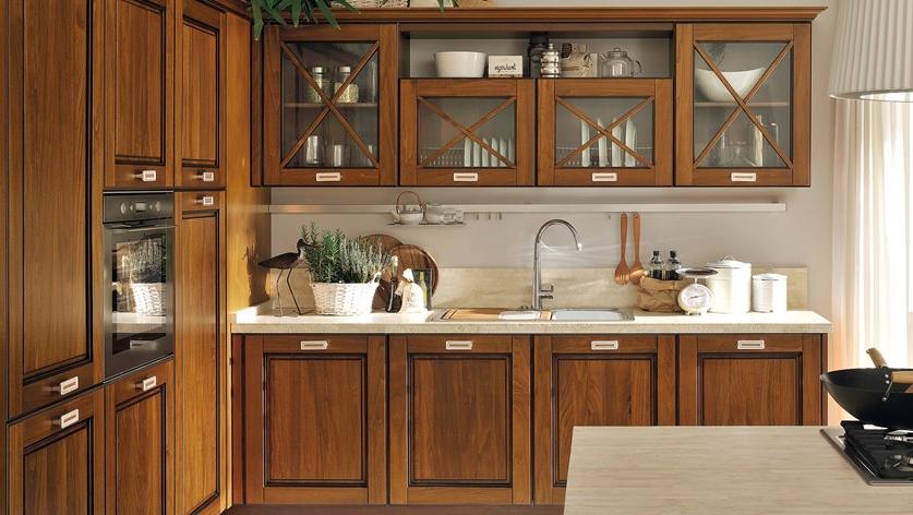 Cucine Lube Кухня из массива дерева с полуостровом Agnese sun-id-1423313 - Вид №3