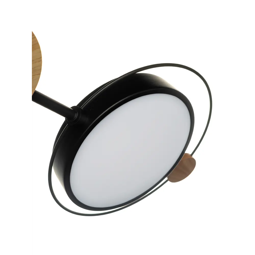 Люстра потолочная светодиодная Lamplandia Bergen Black L1479 с пультом управления, 15 м²,регулируемый белый свет, цвет черный 89728003 STLM-2112559  - Вид №8