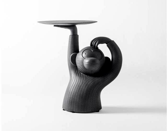BD Barcelona Design Низкий круглый бетонный журнальный столик Gardenias sun-id-1401520 - Вид №1