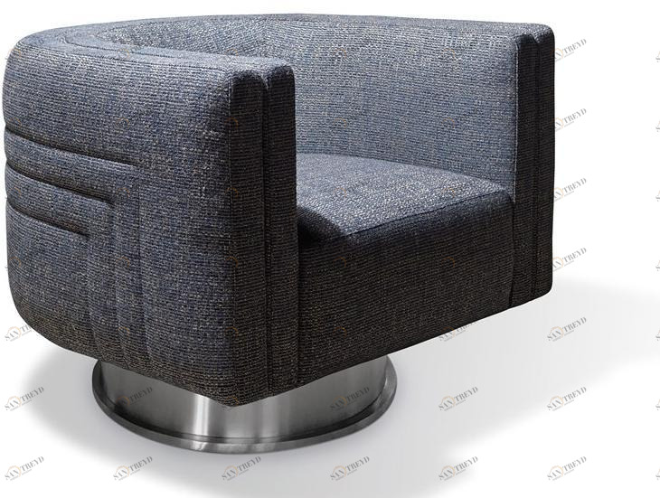 Visionnaire Вращающееся кресло с тканевой обивкой sun-id-1439994