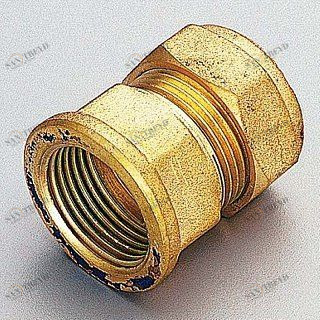 Муфта ВР 22 x 1/2" обжим TIEMME 1000052