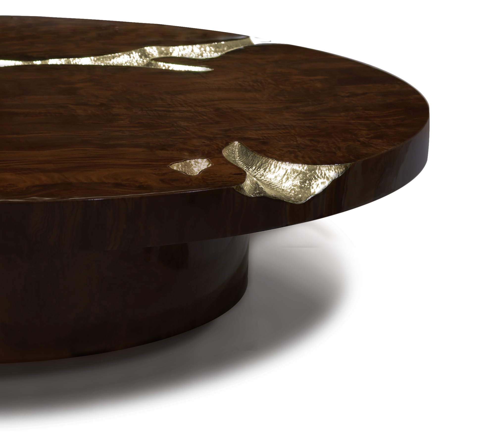 0-030 Центральный стол из орехового дерева Empire Boca Do Lobo  - Вид №2