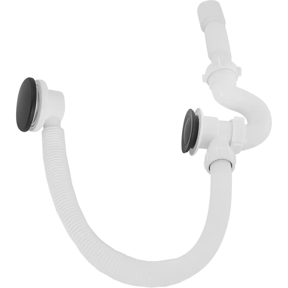 Сифон для ванны Ани Пласт с выпуском 200 мм ø70 мм клик-клак STLM-2176150