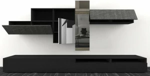 Natuzzi Модульная лакированная стенка для хранения