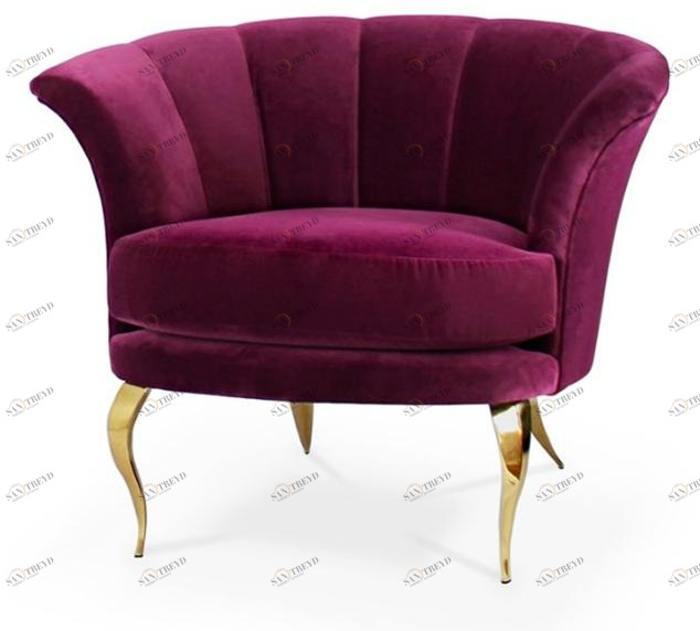 KOKET Мягкое бархатное кресло с подлокотниками Besame sun-id-1461446