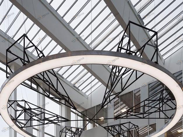 Velux Commercial Мансардное окно из стали и стекла Velux glazing panels sun-id-1377061