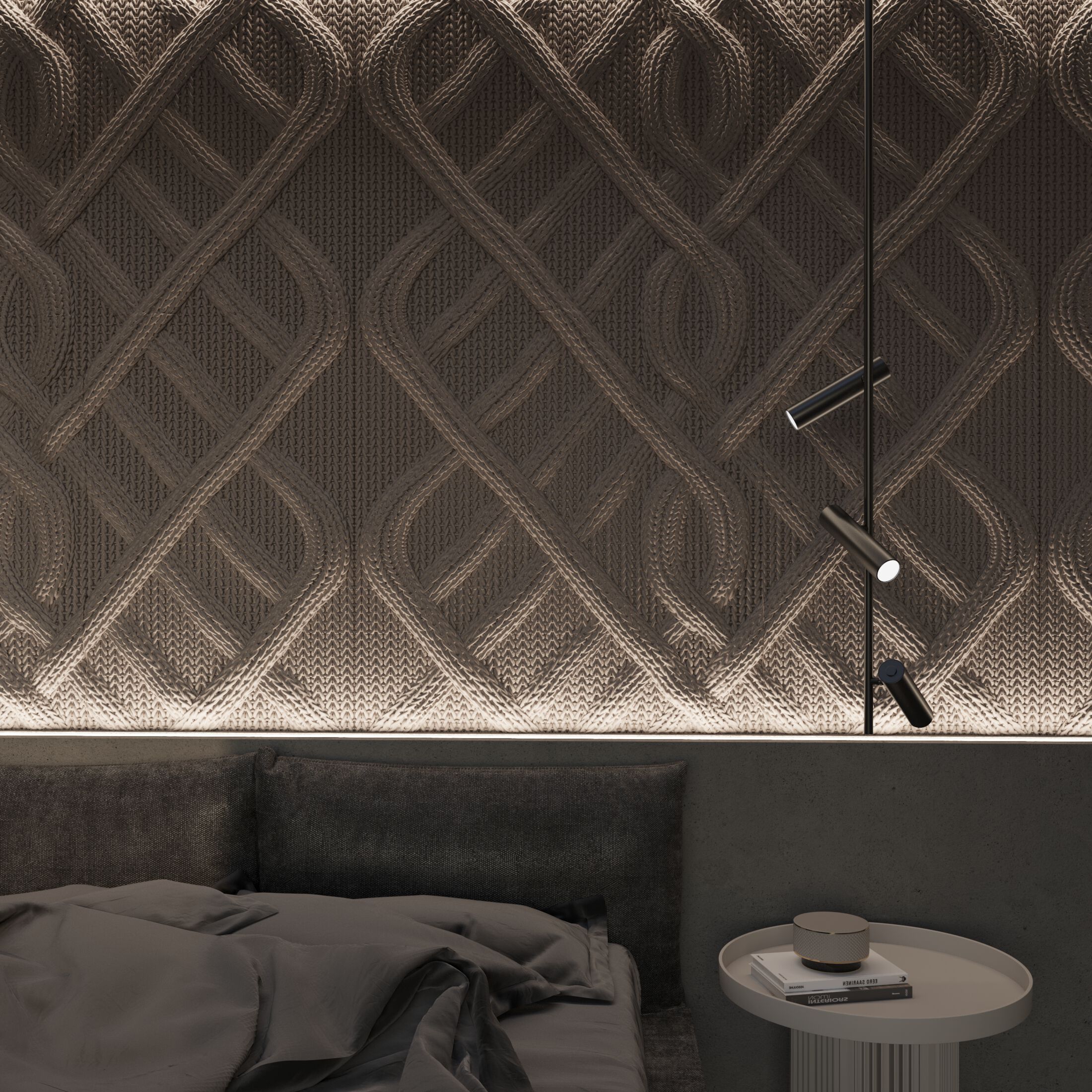 Трехмерная декоративная гипсовая панель WallDeco ARAN ARCH-00143241 - Вид №1