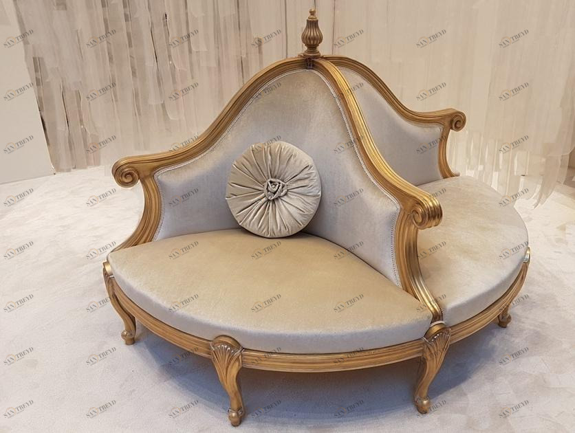 SCAPPINI & C Изогнутый диван из 2-местной ткани Timeless 2970/2