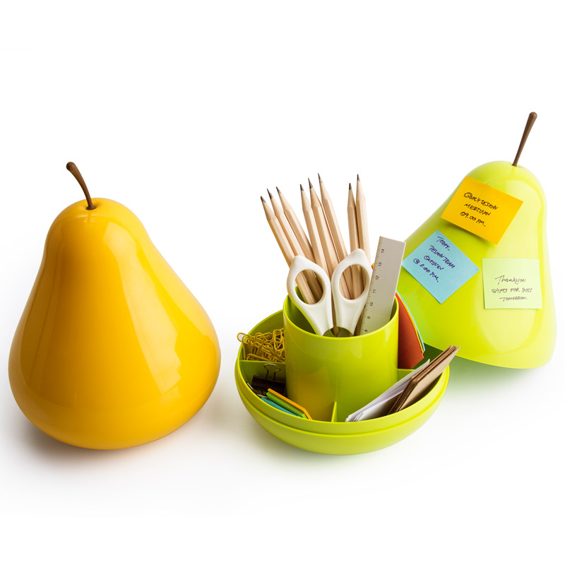 QL10148-YW Органайзер pear желтый Qualy  - Вид №4