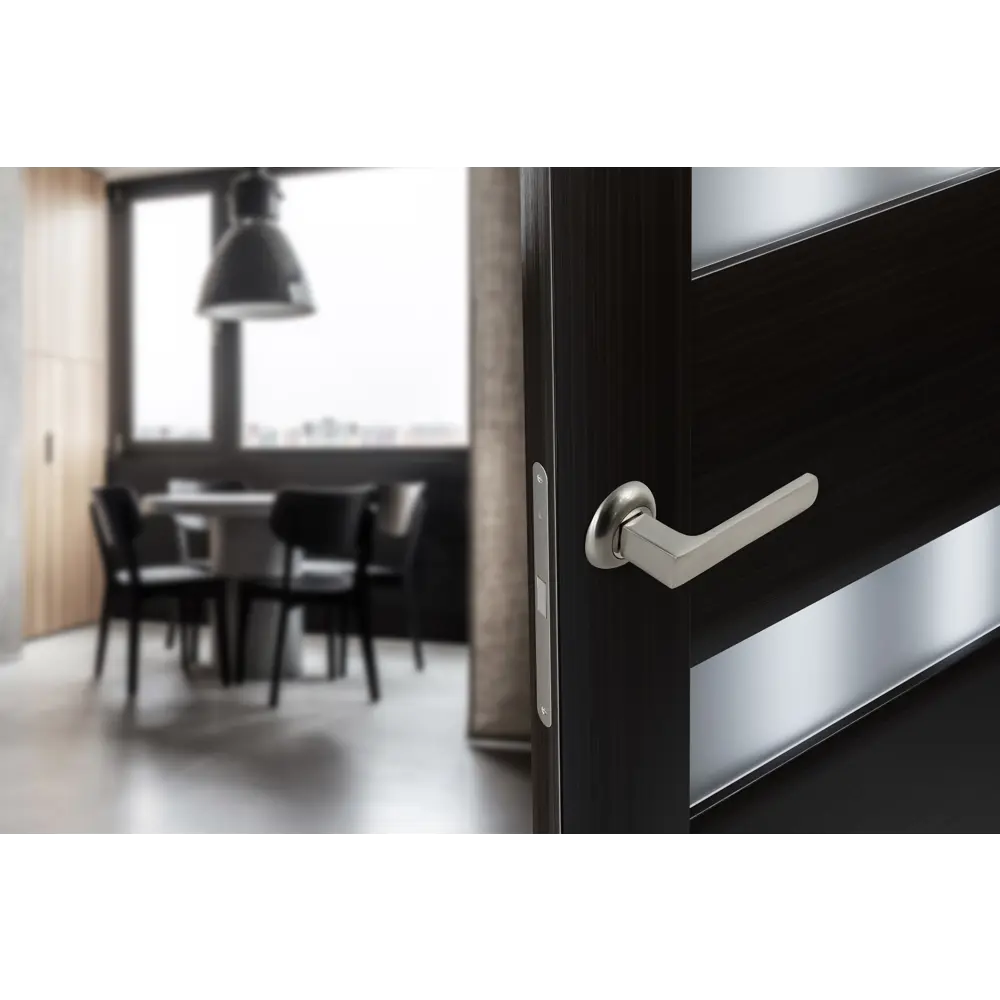 EDSON Дверные ручки EDS-11H-R1 в стильном никелевом исполнении 85168606 STLM-0059342 - Вид №10