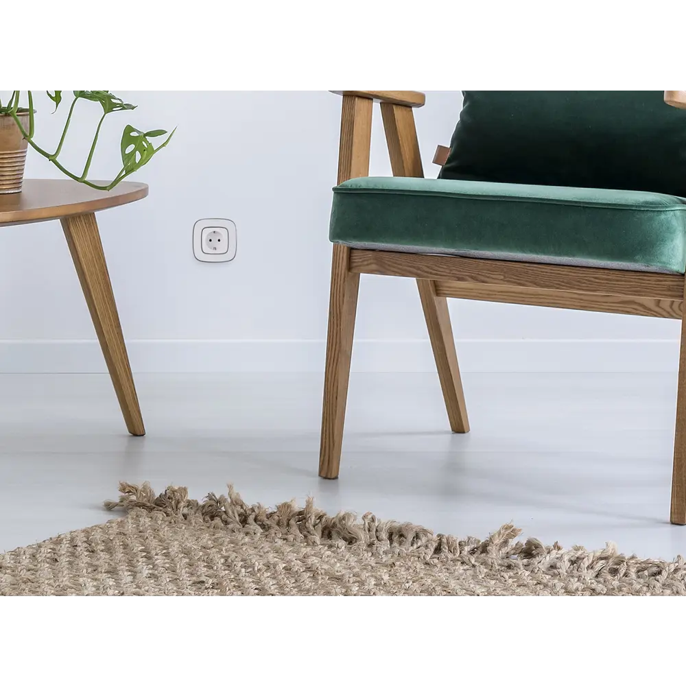 Розетка Legrand Valena Allure 2 контакта с заземлением цвет белый 82169352 STLM-2147174 - Вид №11
