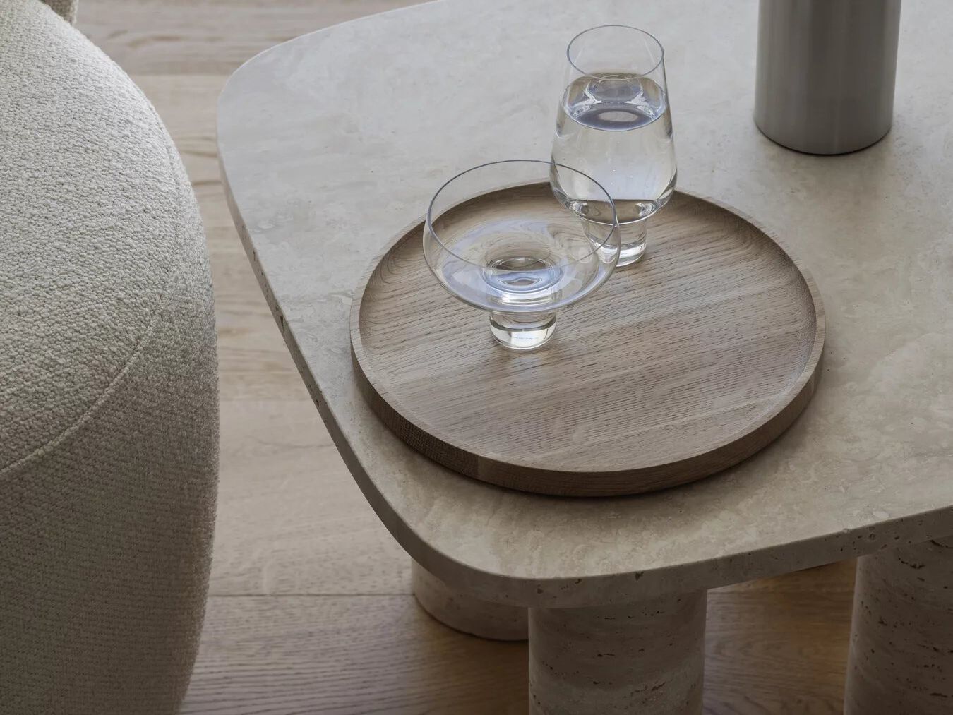 Квадратный журнальный столик из травертина blomus волос ARCH-00151770 - Вид №6