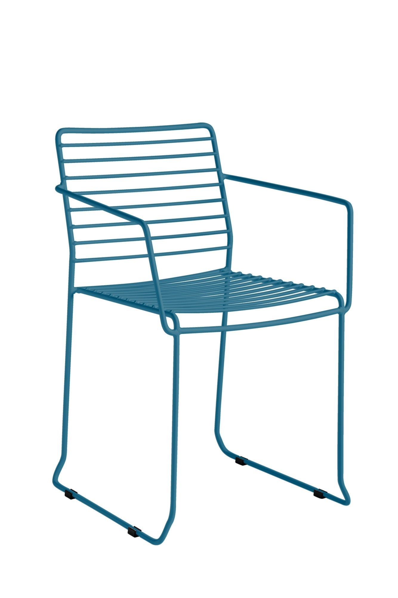 Стул для сада из оцинкованной стали с подлокотниками iSimar ARCH-00127946 - Вид №17