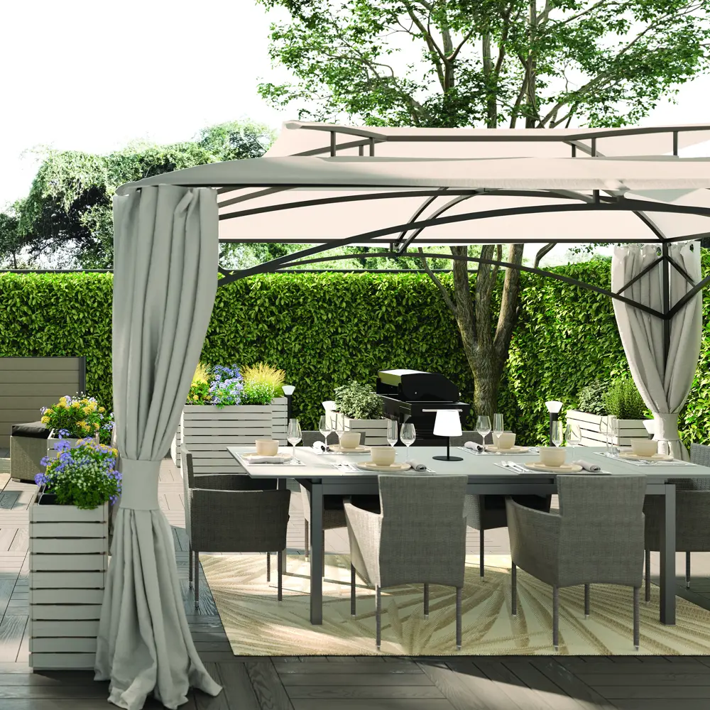 Кресло NATERIAL Davos — алюминиевое для сада и террасы 85138330 STLM-0951460 - Вид №13