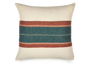 Квадратная льняная подушка