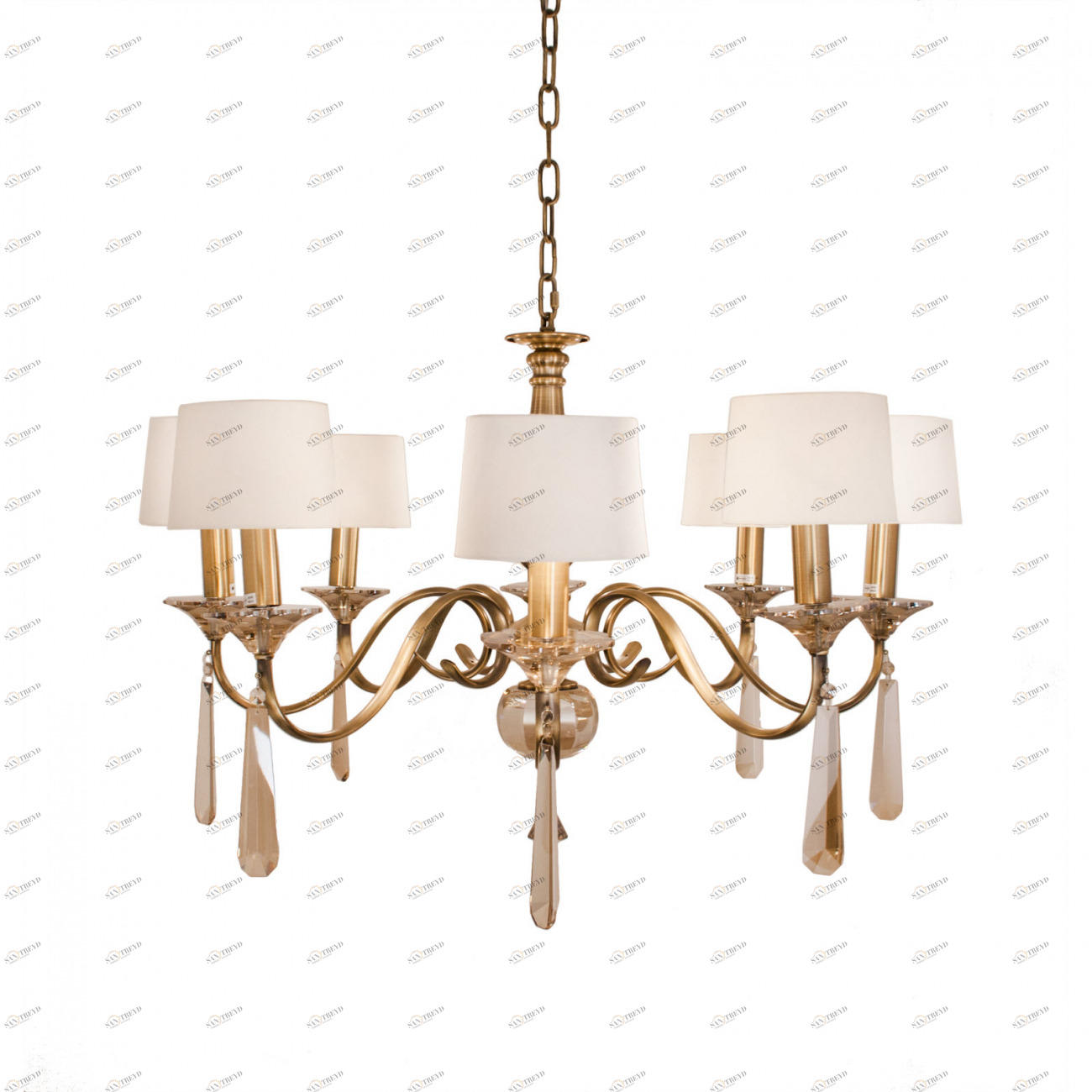 Люстра Charon латунь 5451 PUSHA ДИЗАЙНЕРСКИЕ, PUSHA 061497 Латунь 