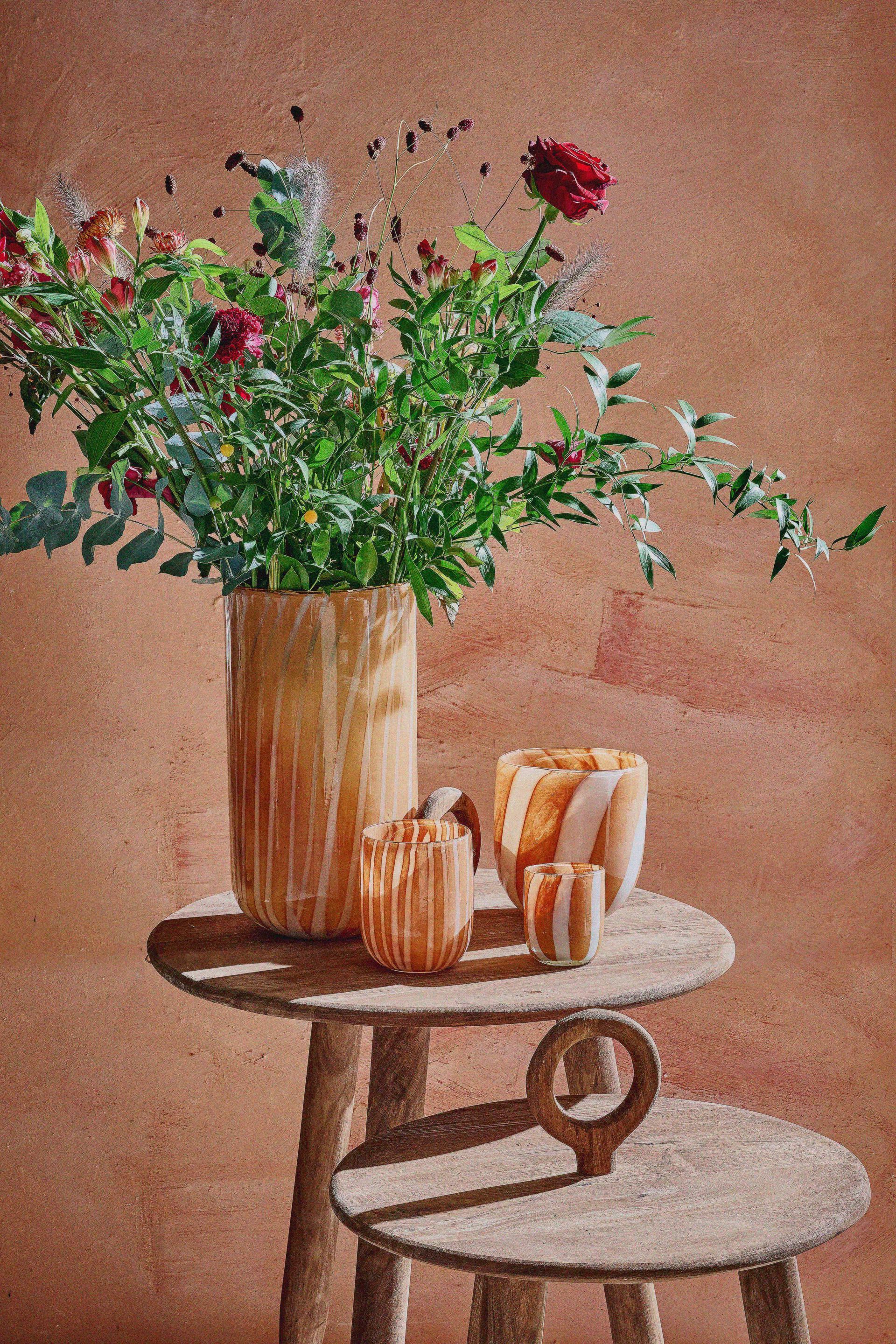 Круглая ваза из дутого стекла POMAX Канны ARCH-00042035 - Вид №6