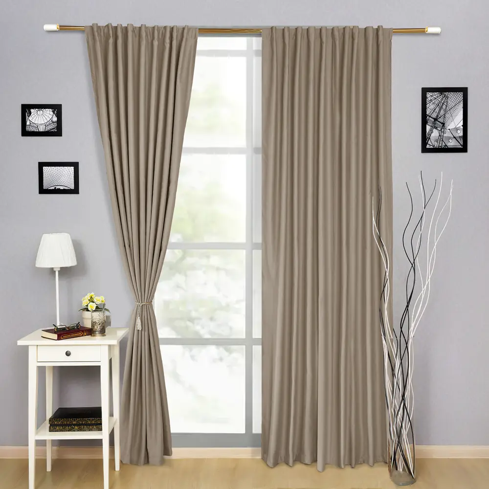 Santreyd Blackout — ткань для штор бежевая, светонепроницаемая 89353519 STLM-1043259 - Вид №2