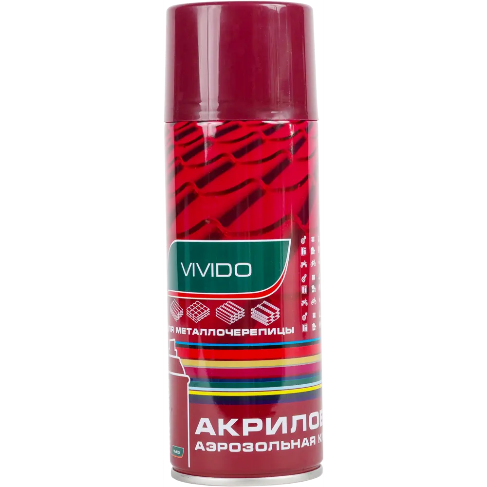 Аэрозоль Vivido для металлической черепицы ral3005 81965167 STLM-2049990 