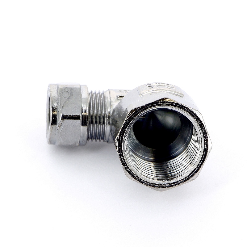 Угол обжим-В хромированный TIEMME 10х1/2" 1130052 - Вид №1