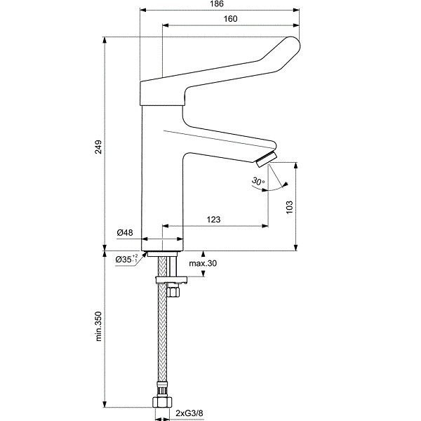 BC106AA Смеситель для раковины .0 Ideal Standard CERAPLUS 2  - Вид №1