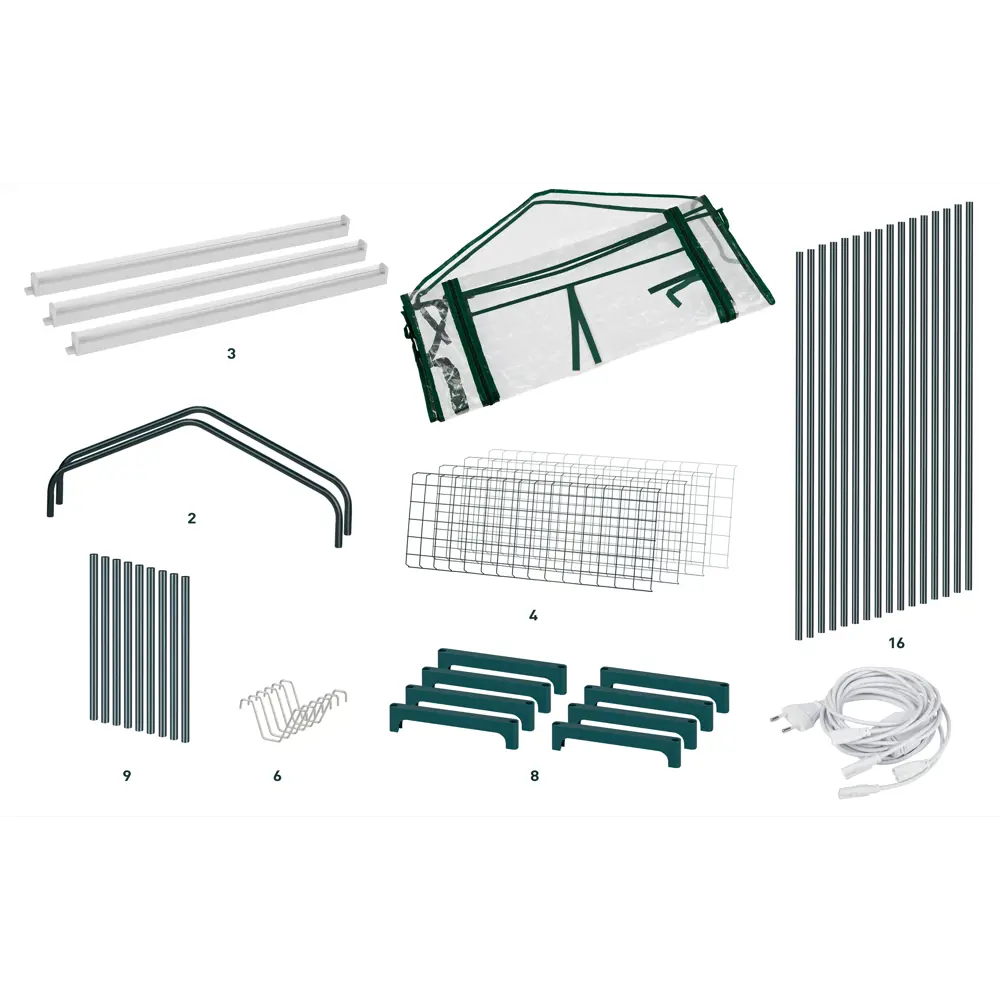 Теплица GA-House-4 металл 690x300x1250 мм Santreyd STLM-2008454 - Вид №2