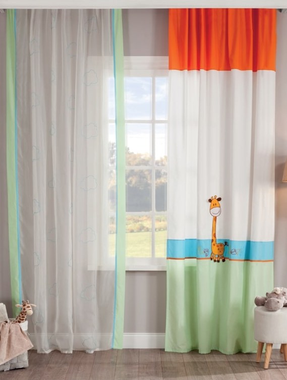 Тюль для детской 150х260 см Baby Safari, 1 полотно CILEK  00-3832603 Белый Santreyd  - Вид №1