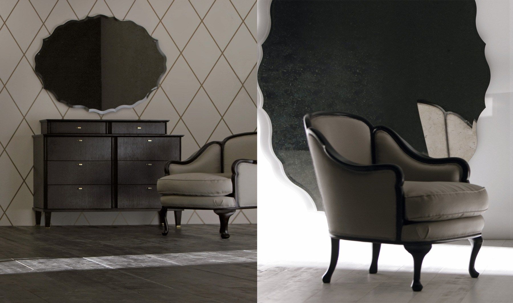 Настенное зеркало в классическом стиле OPERA CONTEMPORARY LULLABY ARCH-00133272 - Вид №9