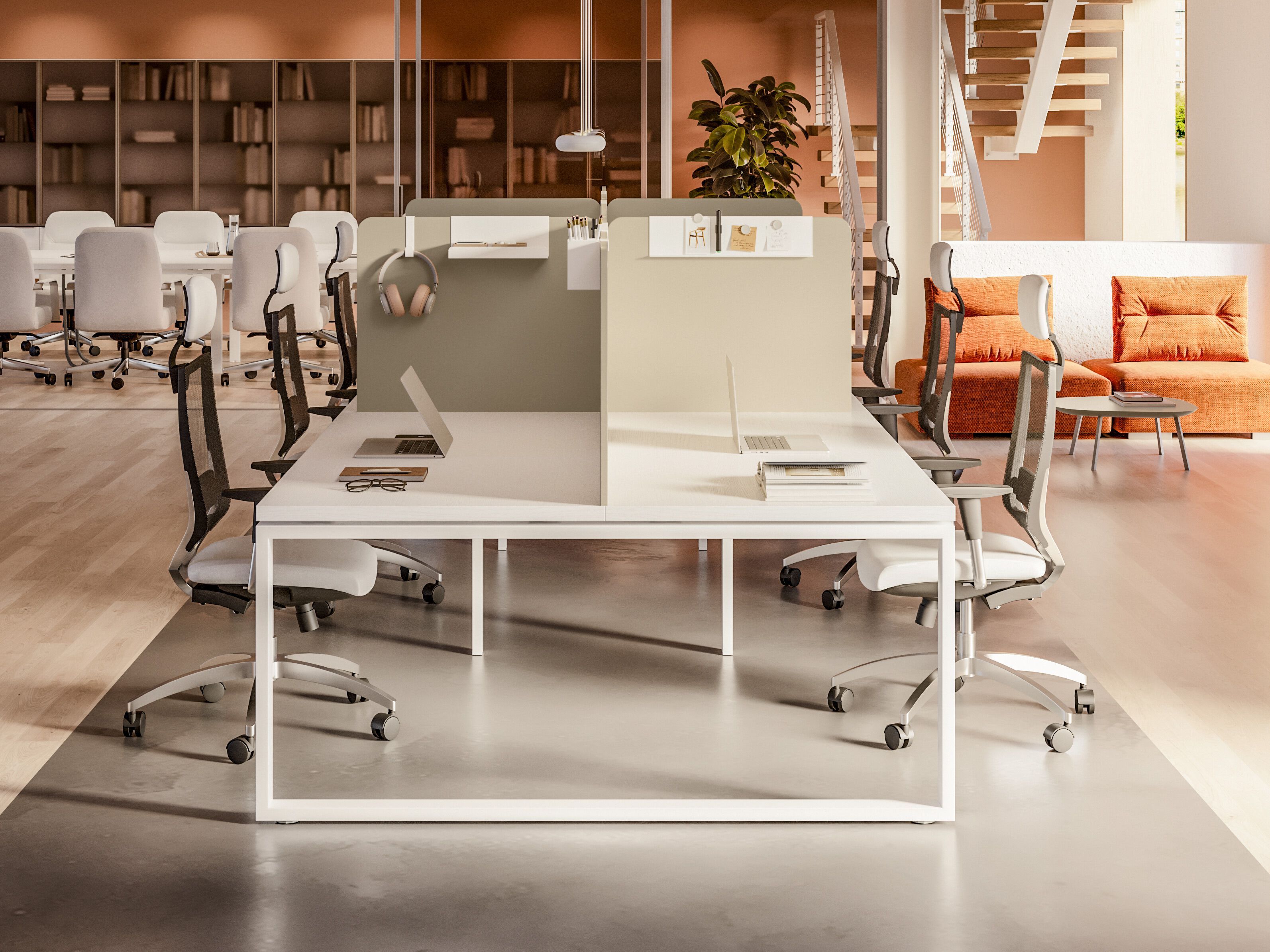 Несколько рабочих столов Giessegi OfficeTime ARCH-00071544 - Вид №2