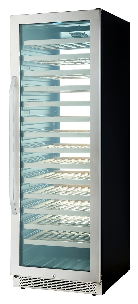 9189164 Винный шкаф Cavanova CV135-1TL серебристый STDN-0040358 - Вид №4