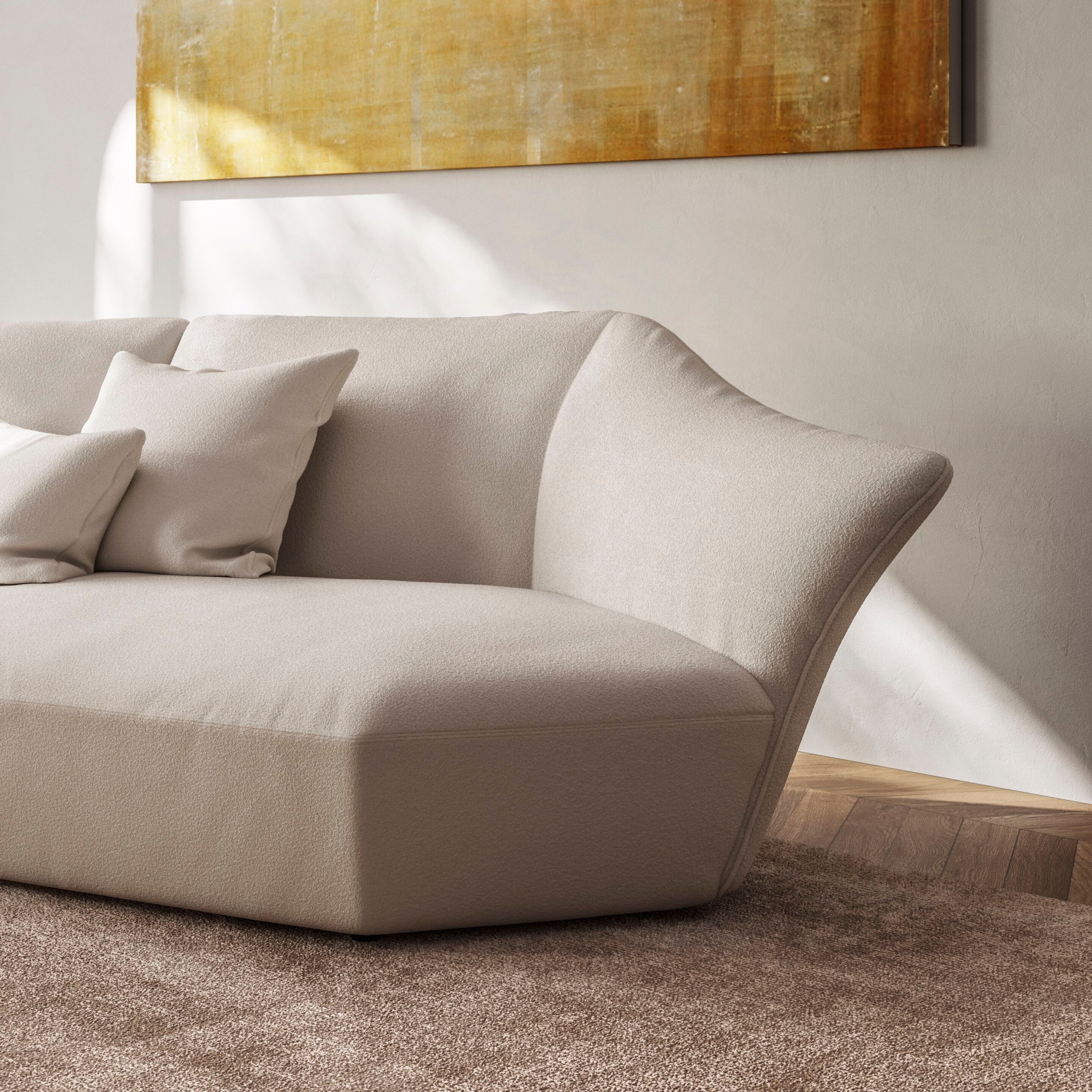 Модульный угловой диван из ткани Natuzzi Italia TIMELESS ARCH-00036647 - Вид №16