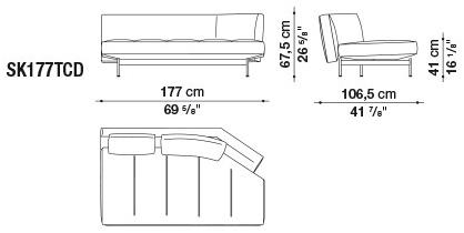 B&B Italia Модульный тканевый диван Saké sun-id-1382720 - Вид №9