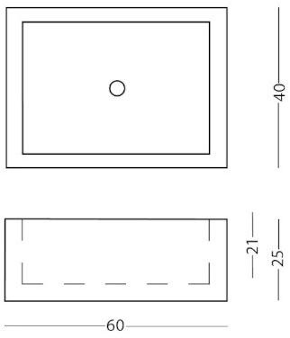 Ab19 Накладная раковина на столешницу  овальная PIMAR  - Вид №1
