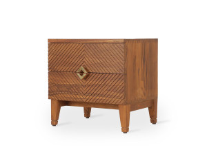 Тумбочка из тикового дерева с ящиками