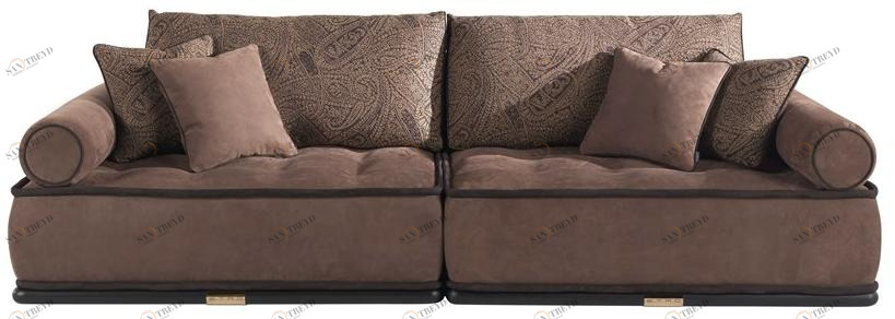 ETRO Home Interiors 3-местный диван из тафтинга из нубука Woodstock sun-id-1417138