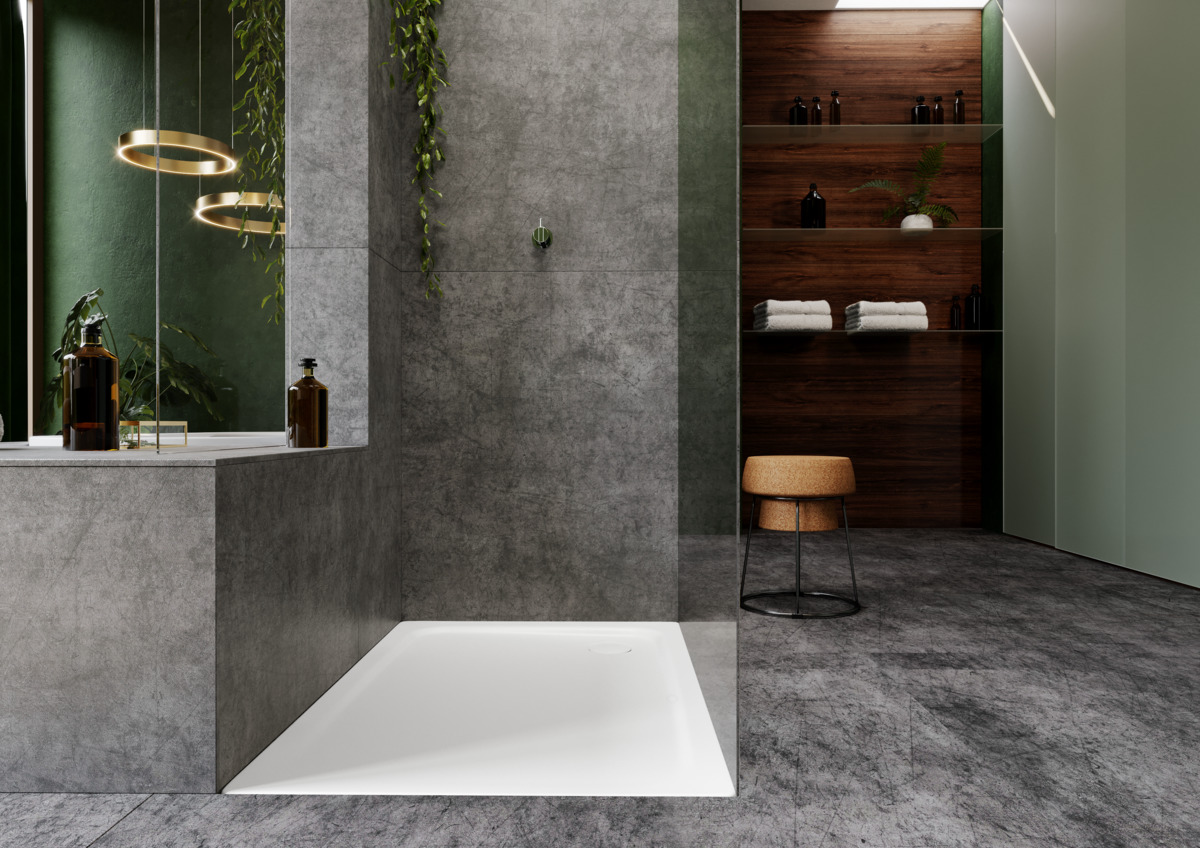 Душевой поддон KALDEWEI Сталь эмалированная 389-2 270 теплый серый 85 389-2270 - Вид №9