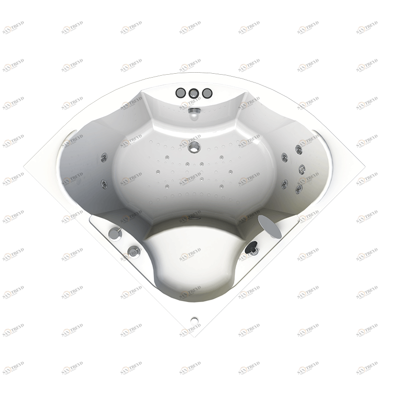 Гидромассаж "Релакс Chrome" на ванну Верона (двигатель 750 Вт, джет Джереми - 7 шт.) Radomir 1-65-2-0-1-024