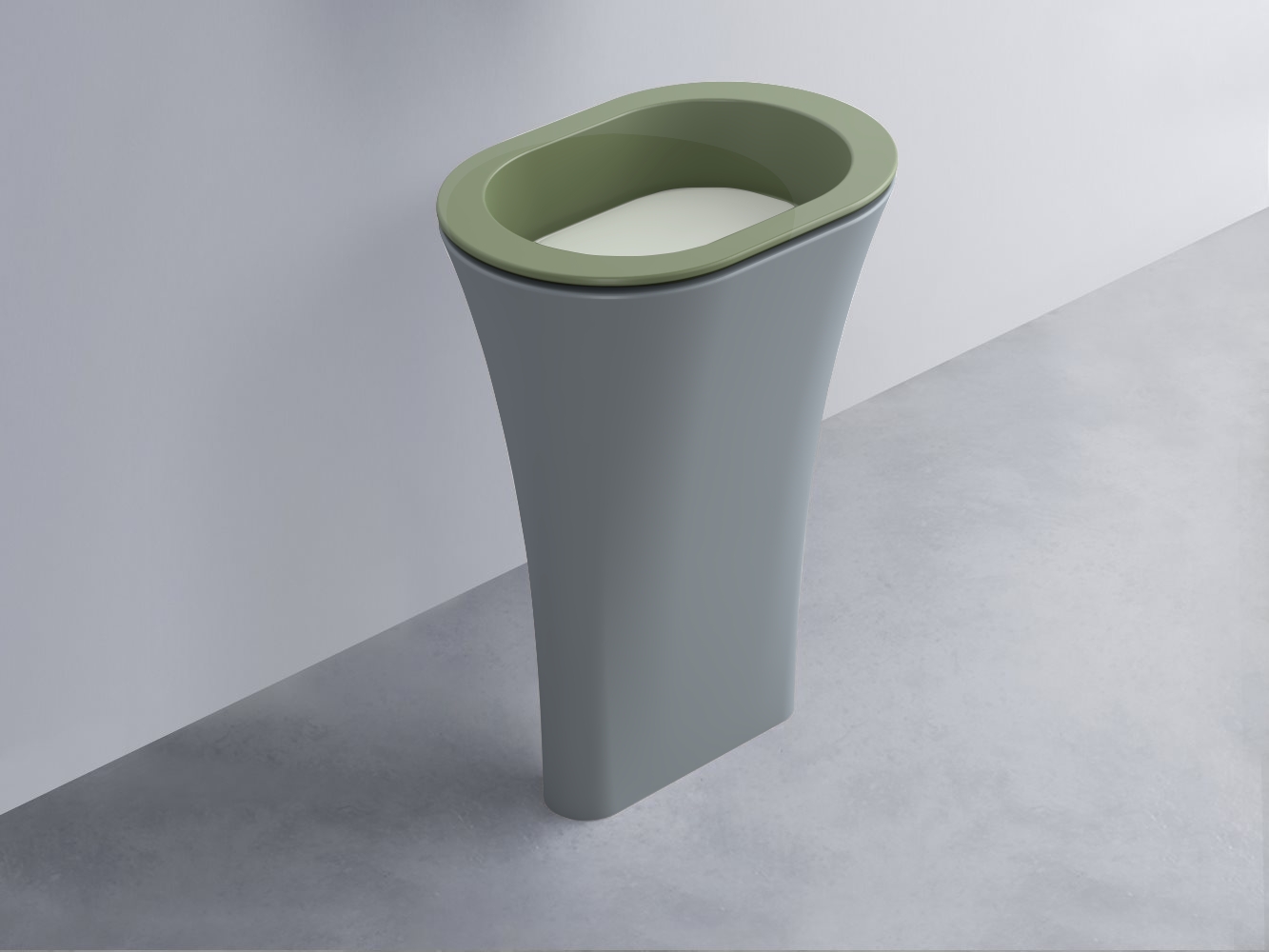 AMLA65-AG+AMPILO-PM+AMCOLO-BR Раковина Amedeo Ovale отдельностоящая cielo Enjoy + Amedeo Ceramica Cielo