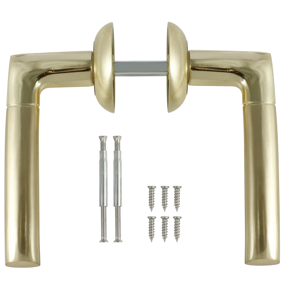 Дверные ручки EDSON EDS-15-Z01 золотые для межкомнатных дверей 85170614 STLM-0059413 - Вид №1