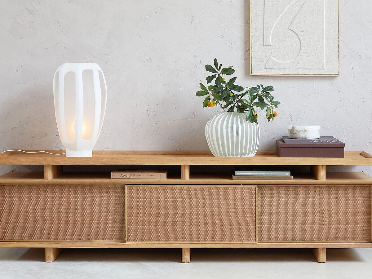 Стеклянная настольная лампа AMPM HALKIDE ARCH-00081170 - Вид №1