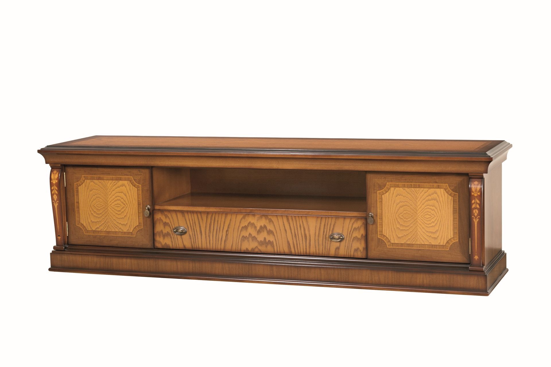 Деревянный низкий ТВ-шкаф Hurtado Traditional ARCH-00013878