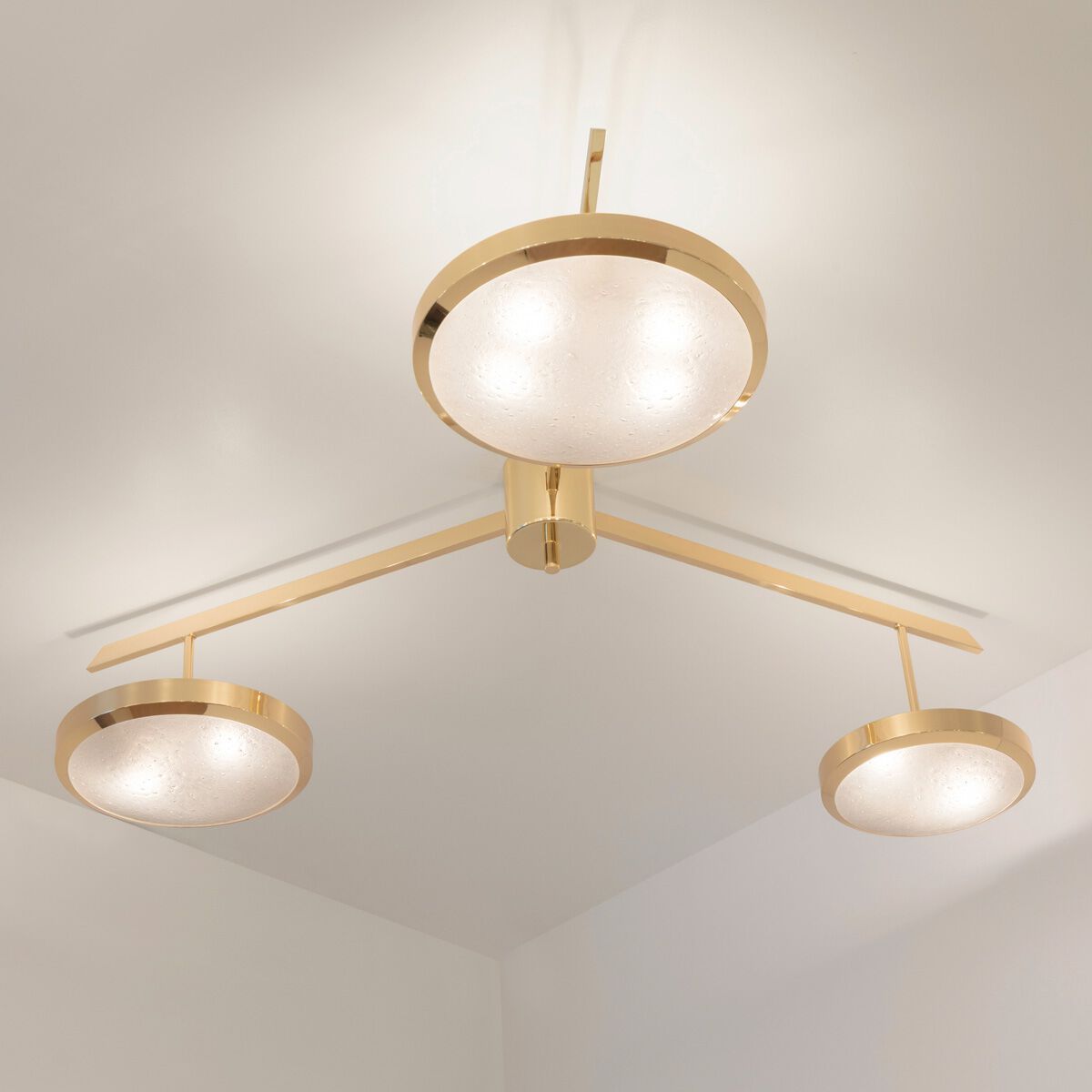 Латунный потолочный светильник GASPARE ASARO TRE ARCH-00085389 - Вид №1