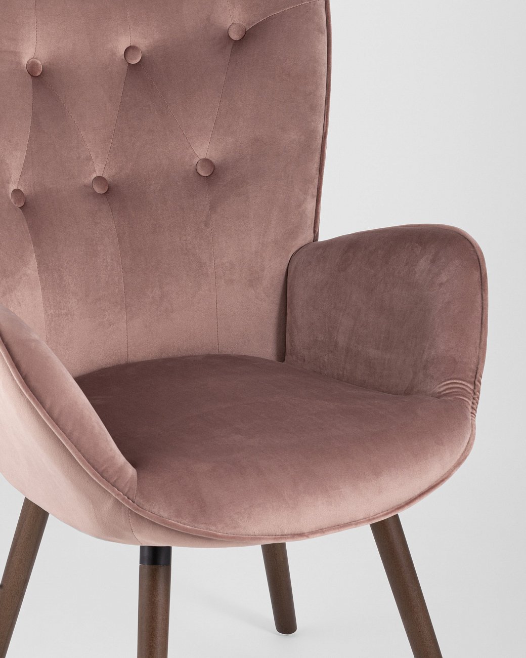 Стул со спинкой и подлокотниками розовый "Гранд" STOOL GROUP ДИЗАЙНЕРСКИЕ, ИНТЕРЬЕРНЫЕ 00-3946276 Розовый  - Вид №7